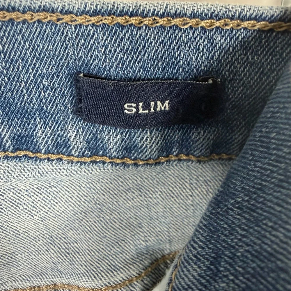 J. Crew Flex Slim Fit Light Wash‎ Denim Jeans Mens W33 L30 READ